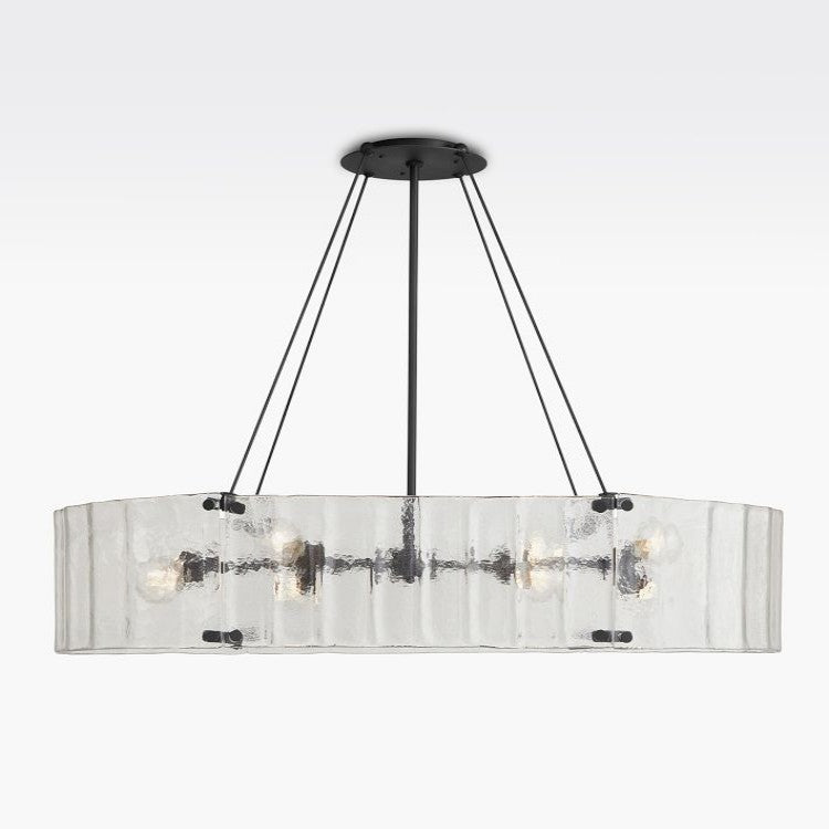 Willamette  Oval Crystal Chandelier  48"