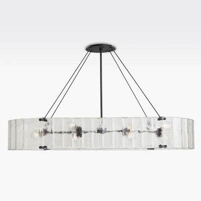 Willamette  Oval Crystal Chandelier 60"