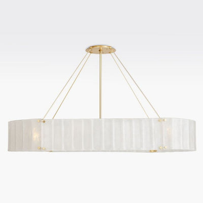 Willamette  Oval Crystal Chandelier 60"