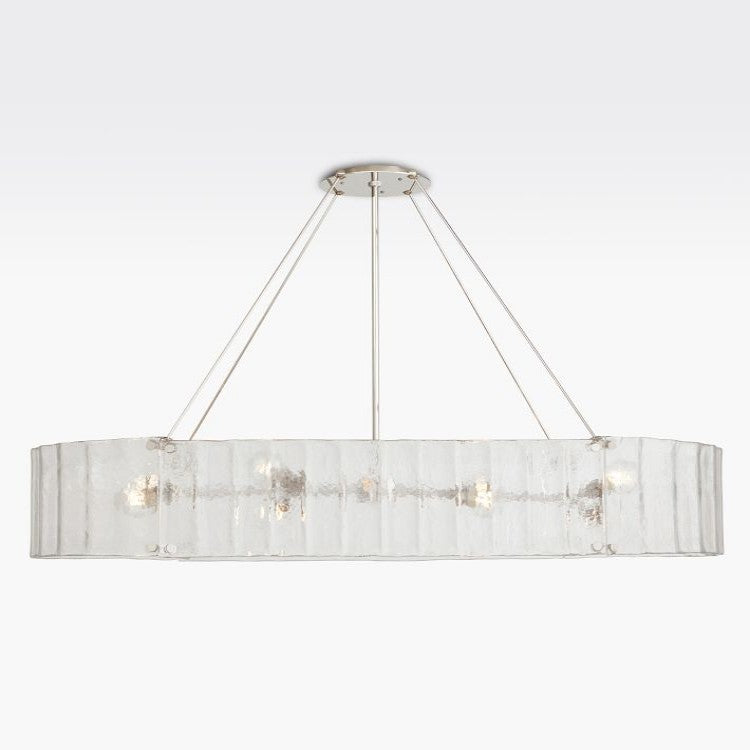 Willamette  Oval Crystal Chandelier 60"