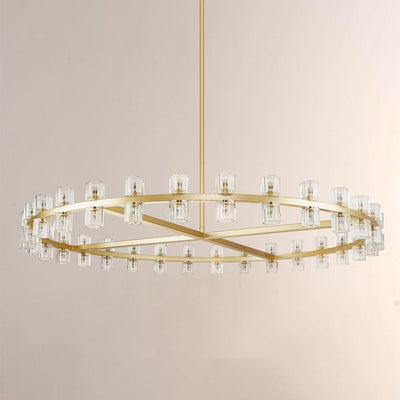 Wine-Glass Series Crystal Chandelier 60"D