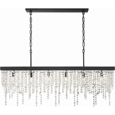 Winham 6 Lights Linear Chandelier 49"