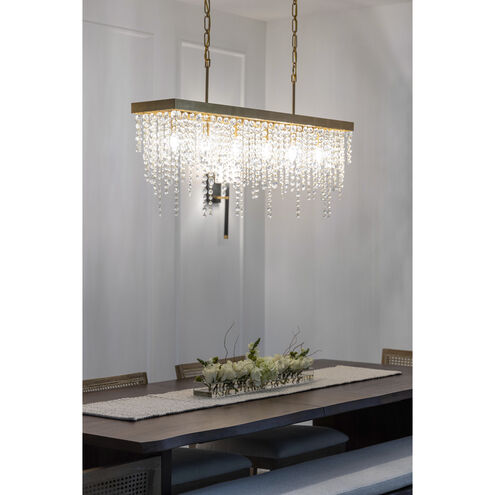 Winham 6 Lights Linear Chandelier 49"