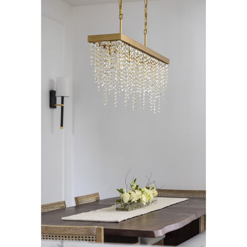 Winham 6 Lights Linear Chandelier 49"