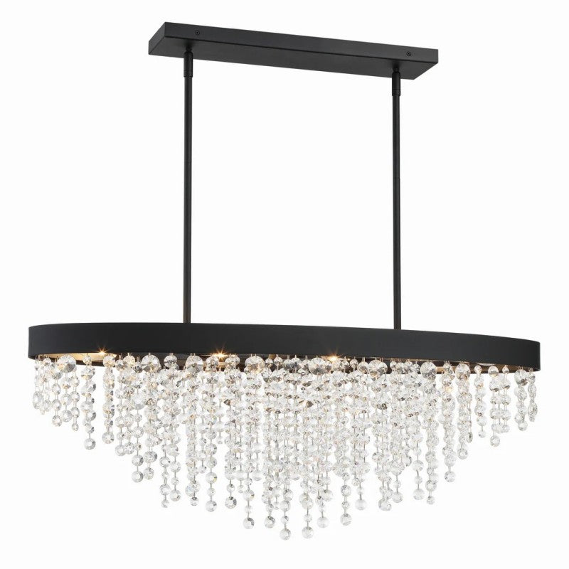 Winham 8 Lights Rectangular Chandelier 36"