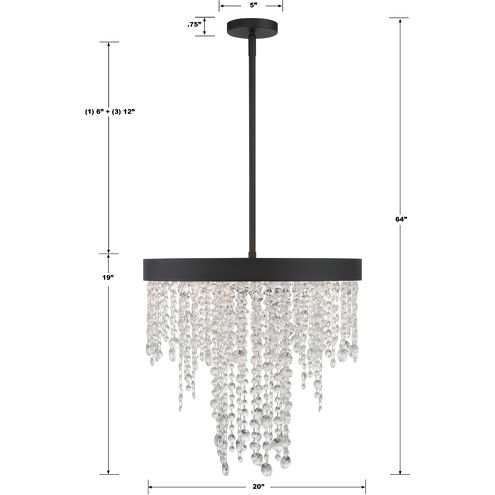 Winham 5 Lights Chandelier 20"