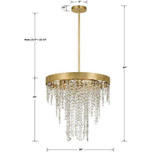 Winham 5 Lights Chandelier 20"