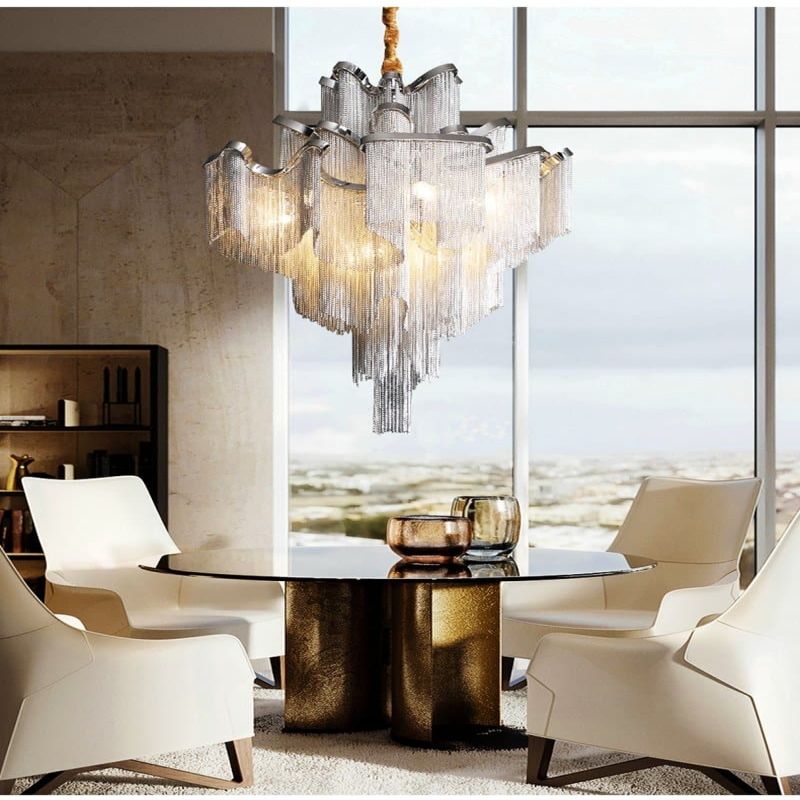 Liz Luxury Flower Chain  Chandelier