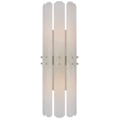 Alabaster Adrian Shield  Long Wall Sconce