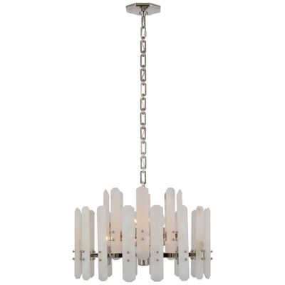 Alabaster Adrian Shield Small Pendant 12 Lights Chandelier