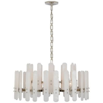 Alabaster Adrian Shield  Large Pendant 18 Lights Chandelier