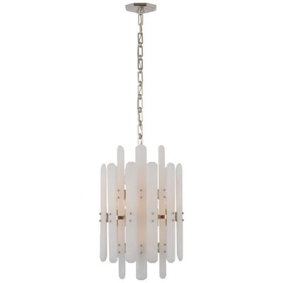 Alabaster Adrian Shield Long Pendant 12 Lights Chandelier