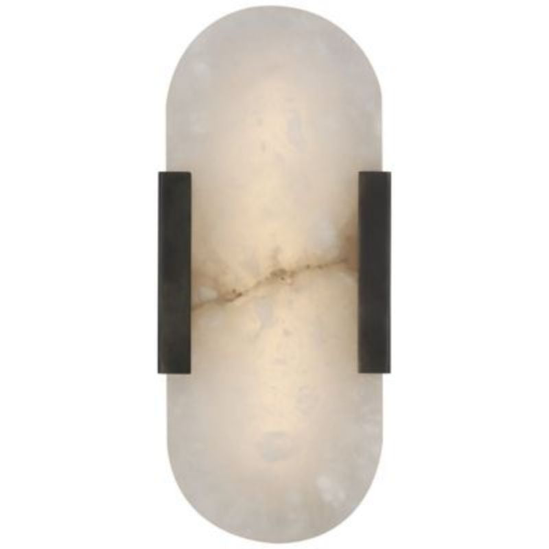 Alabaster Joy Oval Wall Sconce 10"