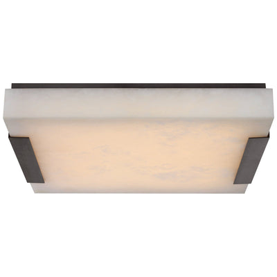 Alabaster Kelly  Square Flush Mount Wall Sconce Lamp 3"H