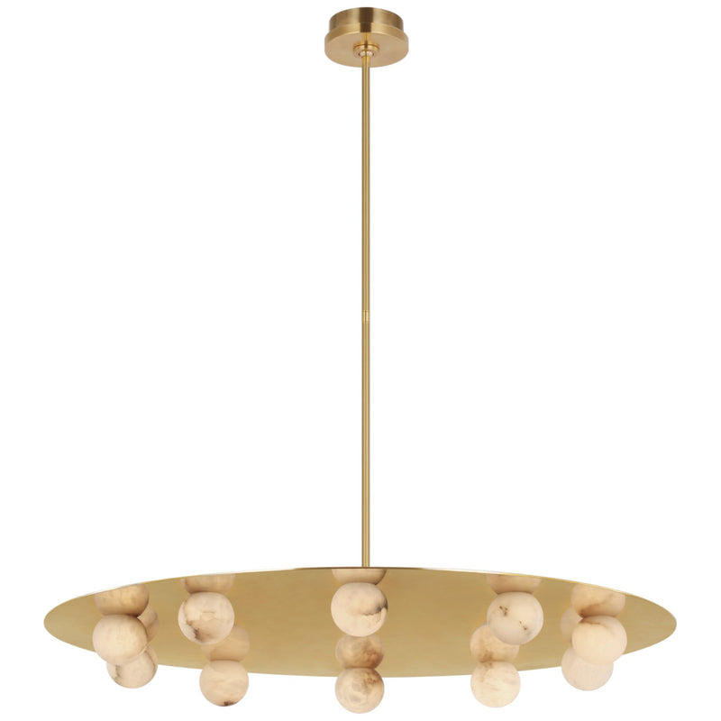 Alabaster Kelly 10 Lights Pendant Chandelier 36"W