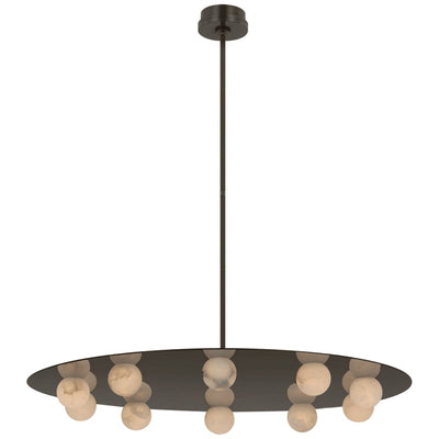 Alabaster Kelly 10 Lights Pendant Chandelier 36"W