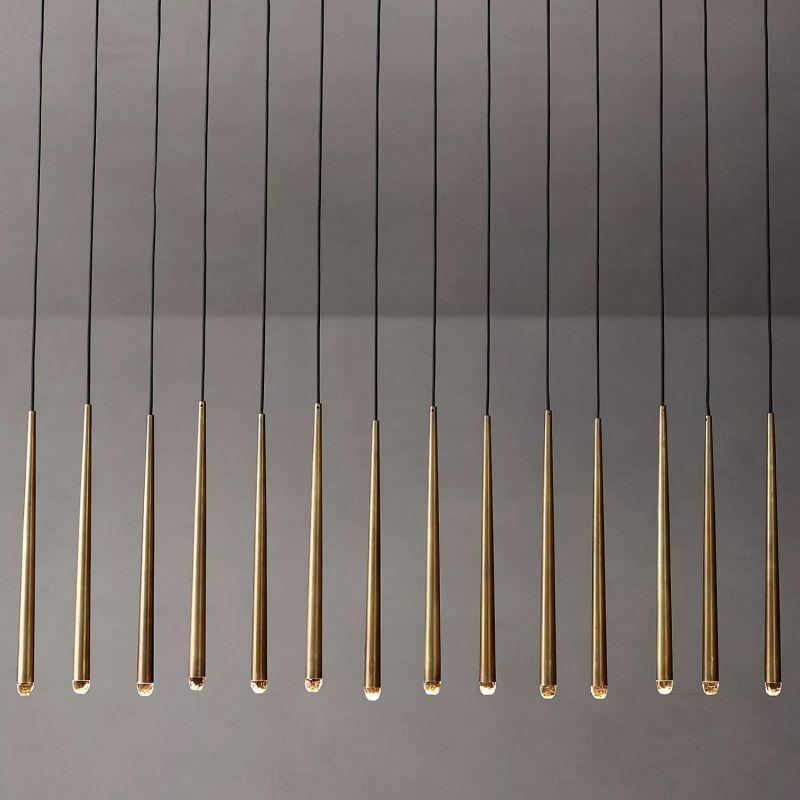 Charlotte Tubular Linear Chandlier 72"