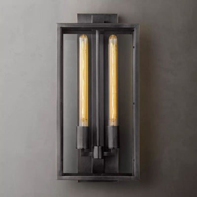 Vera Lantern Outdoor Wall Sconce 2-Light,21" H