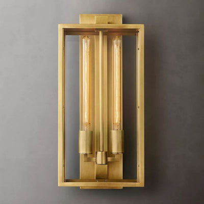 Vera Lantern Outdoor Wall Sconce 2-Light,21" H