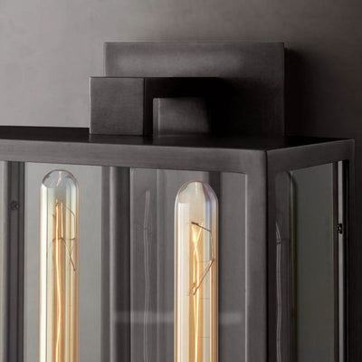 Vera Lantern Outdoor Wall Sconce 2-Light,21" H