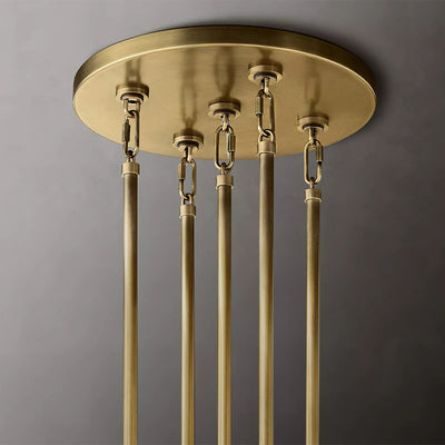 Mia Crystal Round Chandelier 60"