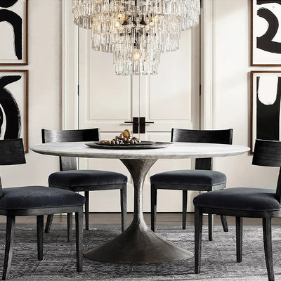 Mia 5 Tier Crystal Round Chandelier 60"