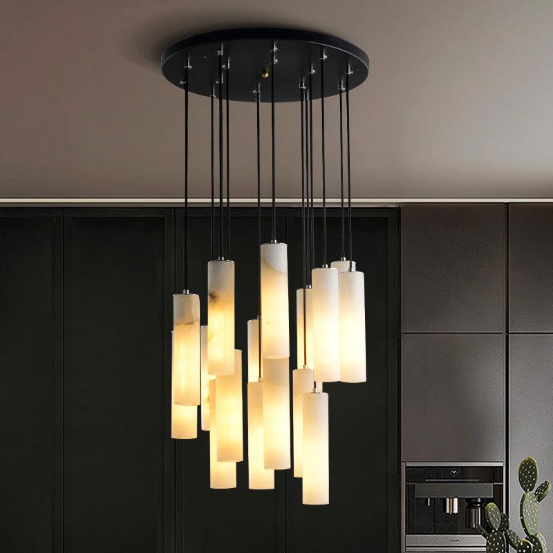 Alabaster Modern Art Chandeliers