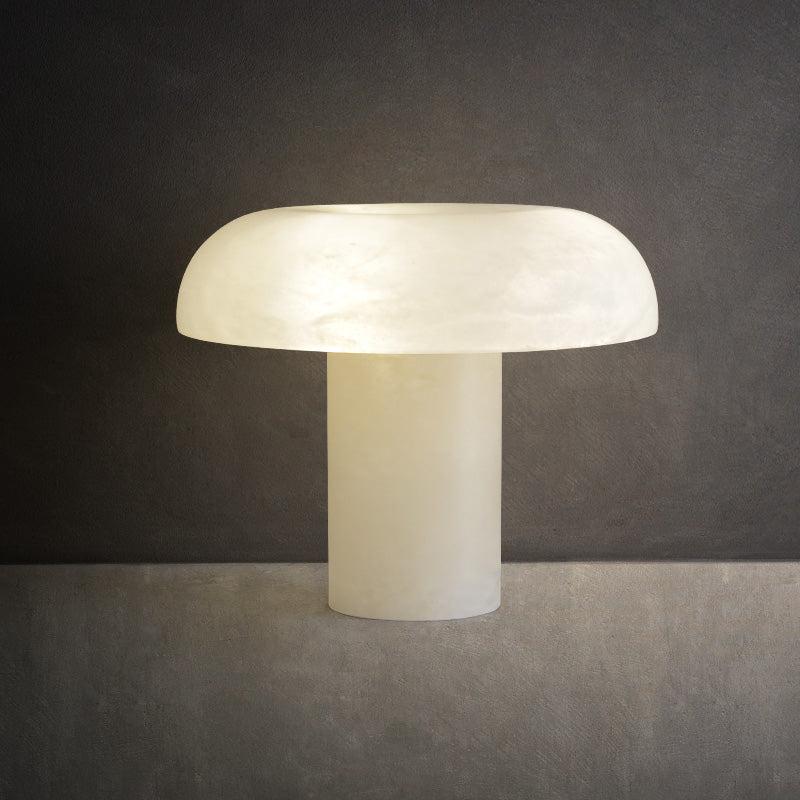 Alabaster Mushroom Table Lamp