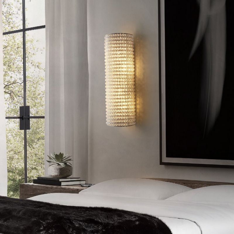 Lora Crystal Beads Wall Sconce 21"H