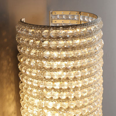 Lora Crystal Beads Wall Sconce 21"H