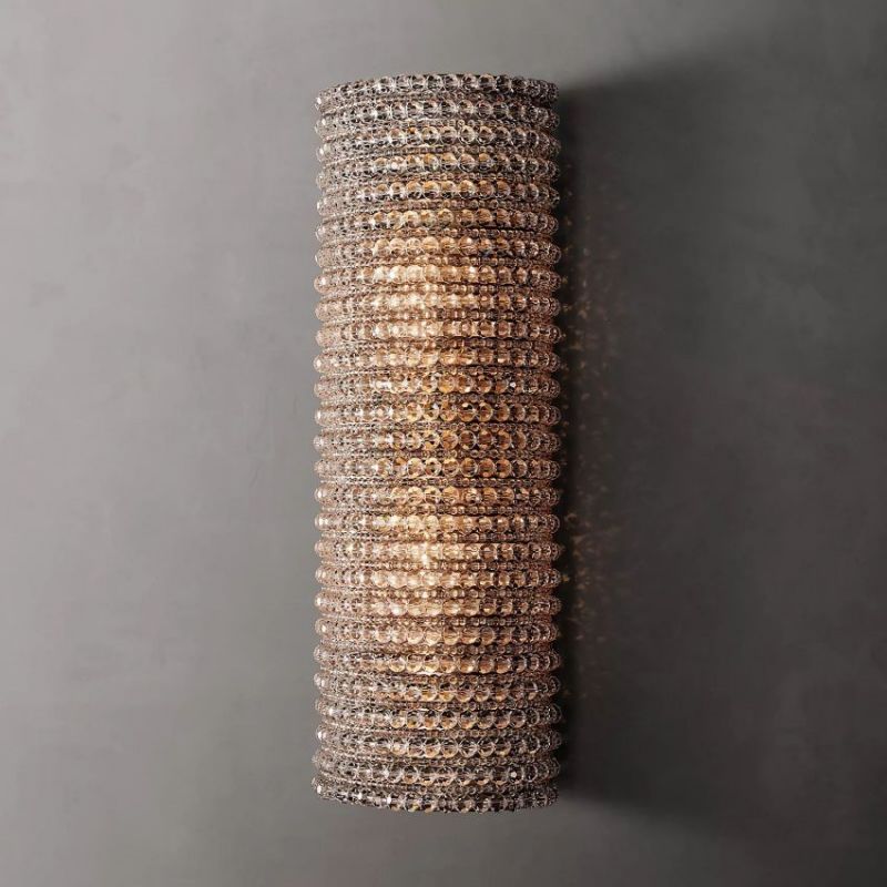 Lora Crystal Beads Wall Sconce 21"H