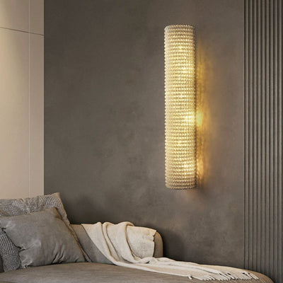 Lora Crystal Beads Wall Sconce 36"H