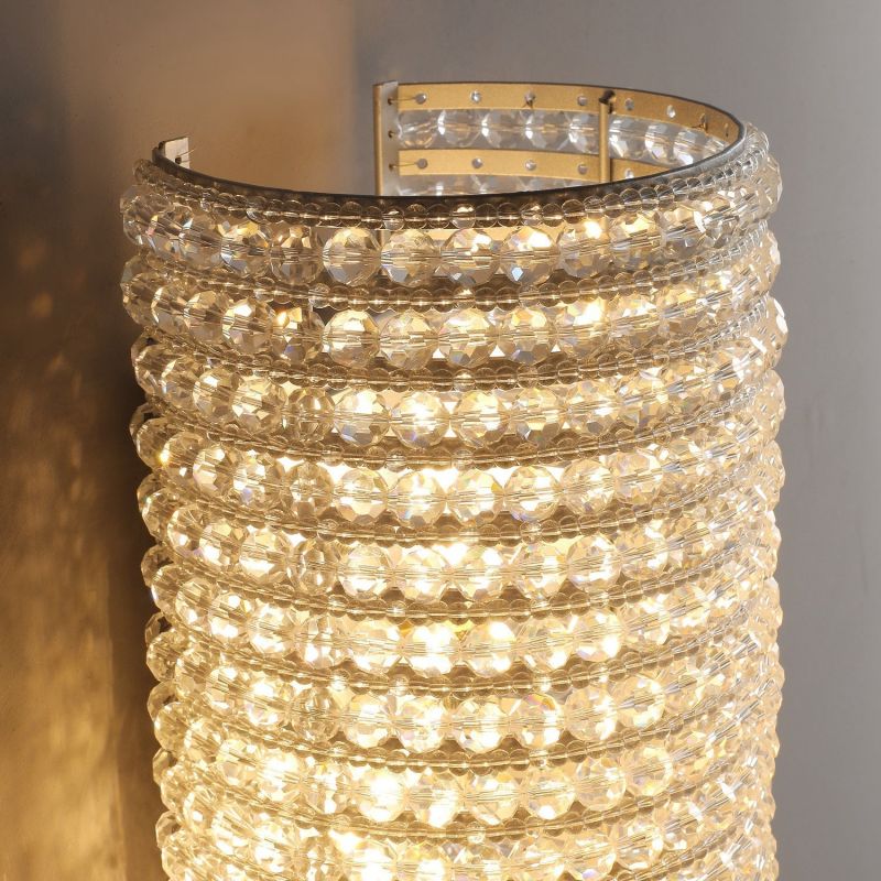Lora Crystal Beads Wall Sconce 36"H