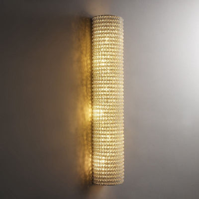 Lora Crystal Beads Wall Sconce 36"H