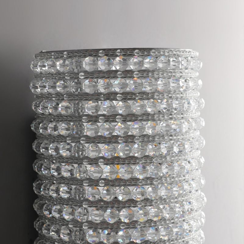 Lora Crystal Beads Wall Sconce 36"H