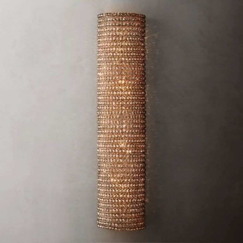 Lora Crystal Beads Wall Sconce 36"H