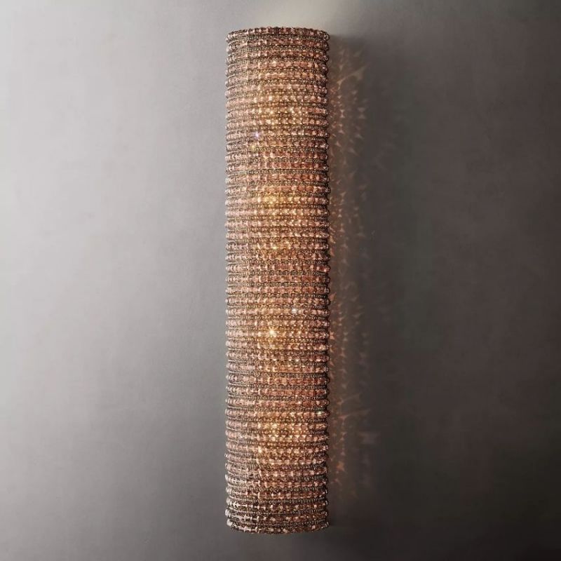 Lora Crystal Beads Wall Sconce 36"H