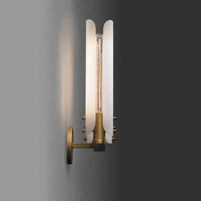 Bonnie Double White Glass Shard Wall Light