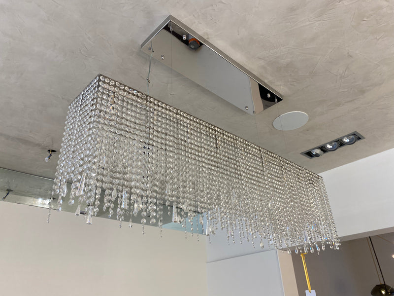 Morlia 20 Lights  Rectangle Crystal Chandelier