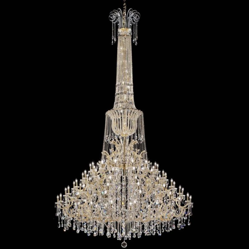 Antique Classical Maria Theresa 110 Light Crystal Glass Chandelier