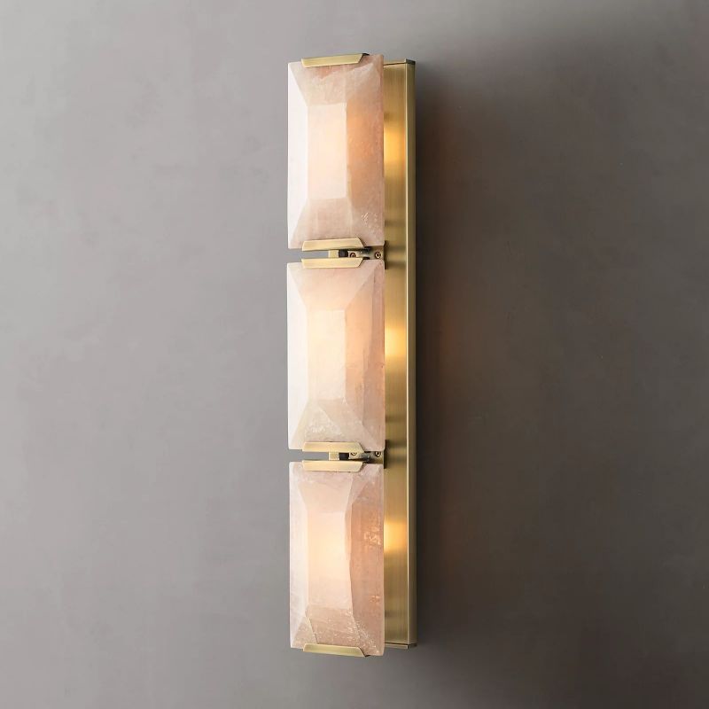 Hewson Calcite Triple Sconce