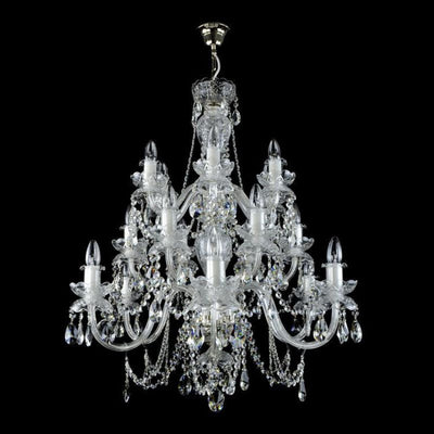 Antique De Luxe 18 Lights  Crystal  Chandelier