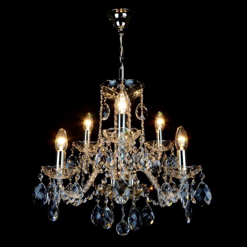 Antique Maniera 6 Lights Crystal  Chandelier