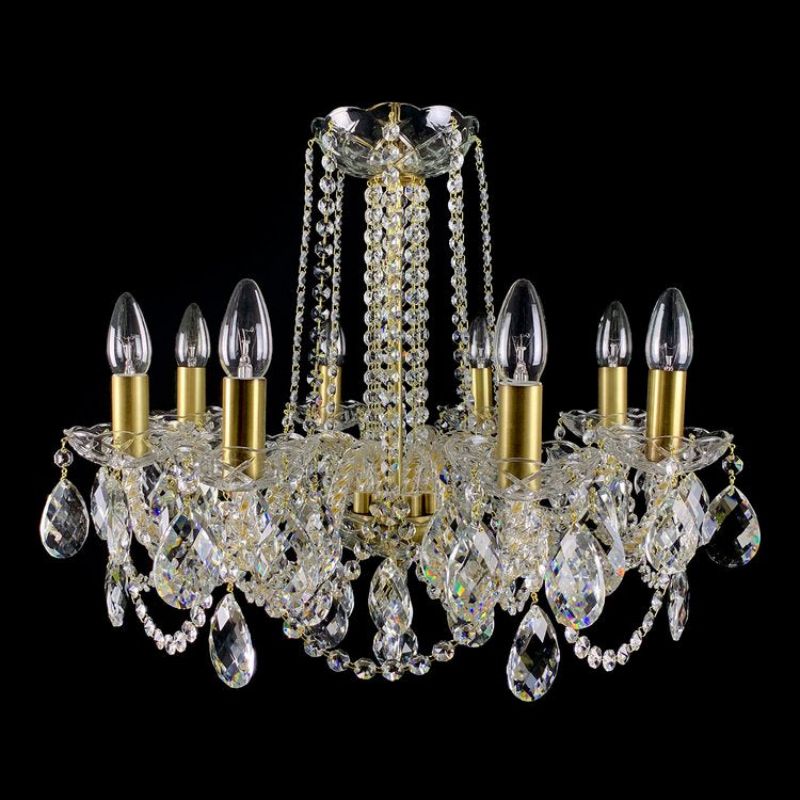 Antique Maniera 8 Lights Crystal  Chandelier