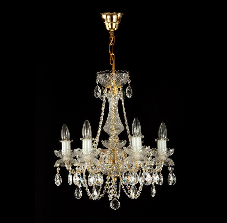 Antique Position 6 Lights Crystal  Chandelier