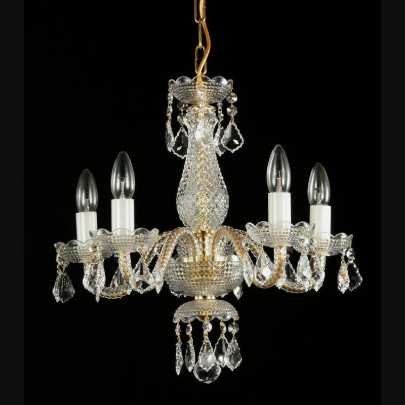 Antique Savoir-faire 5 Lights Crystal Chandelier