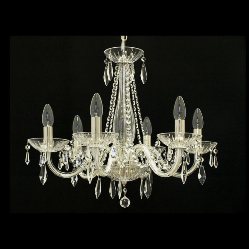 Antique Sympathy 6 Lights Crystal  Chandelier