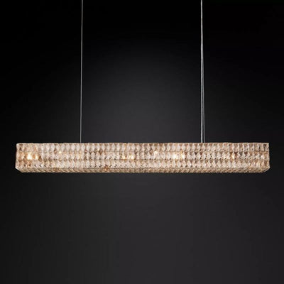 Medicis Crystal Linear Chandelier