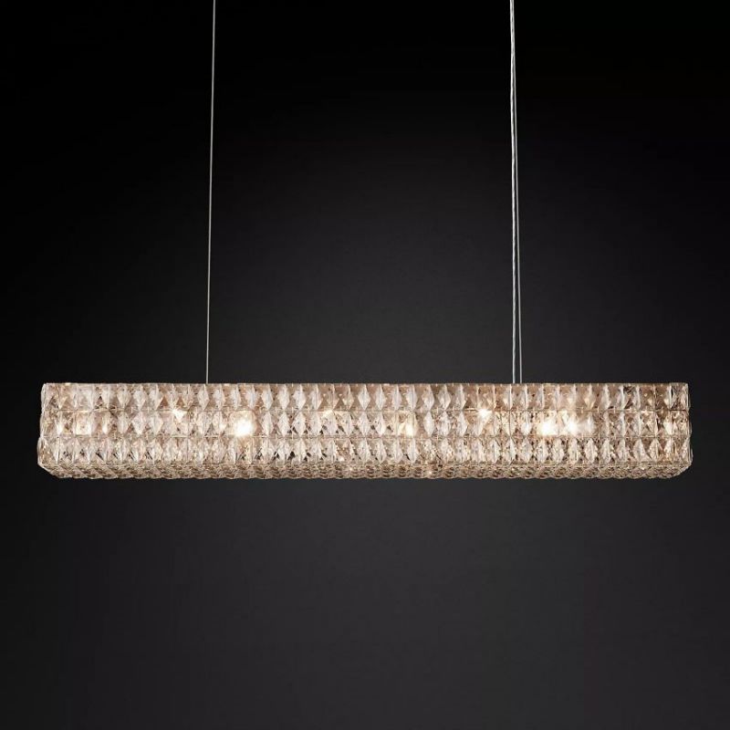 Medicis Crystal Linear Chandelier