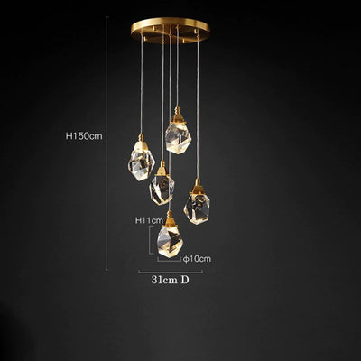 Nicole Crystal Multi-Lights Chandelier